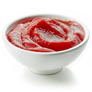 bowl of tomato ketchup