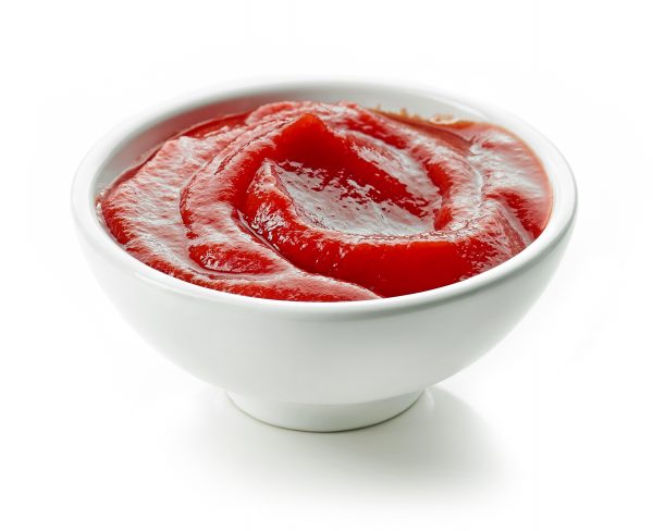 bowl of tomato ketchup