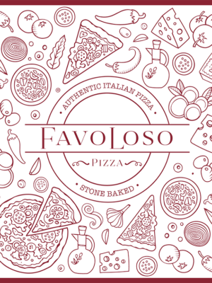 Favoloso pizza box